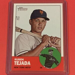 Ruben Tejada #107 2012 Topps Heritage Baseball Trading Card